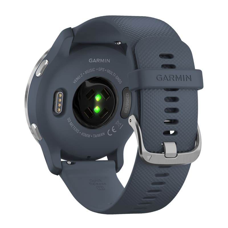 Garmin Venu® 2 Fitness Smartwatch - Blue Granite / Passivated 